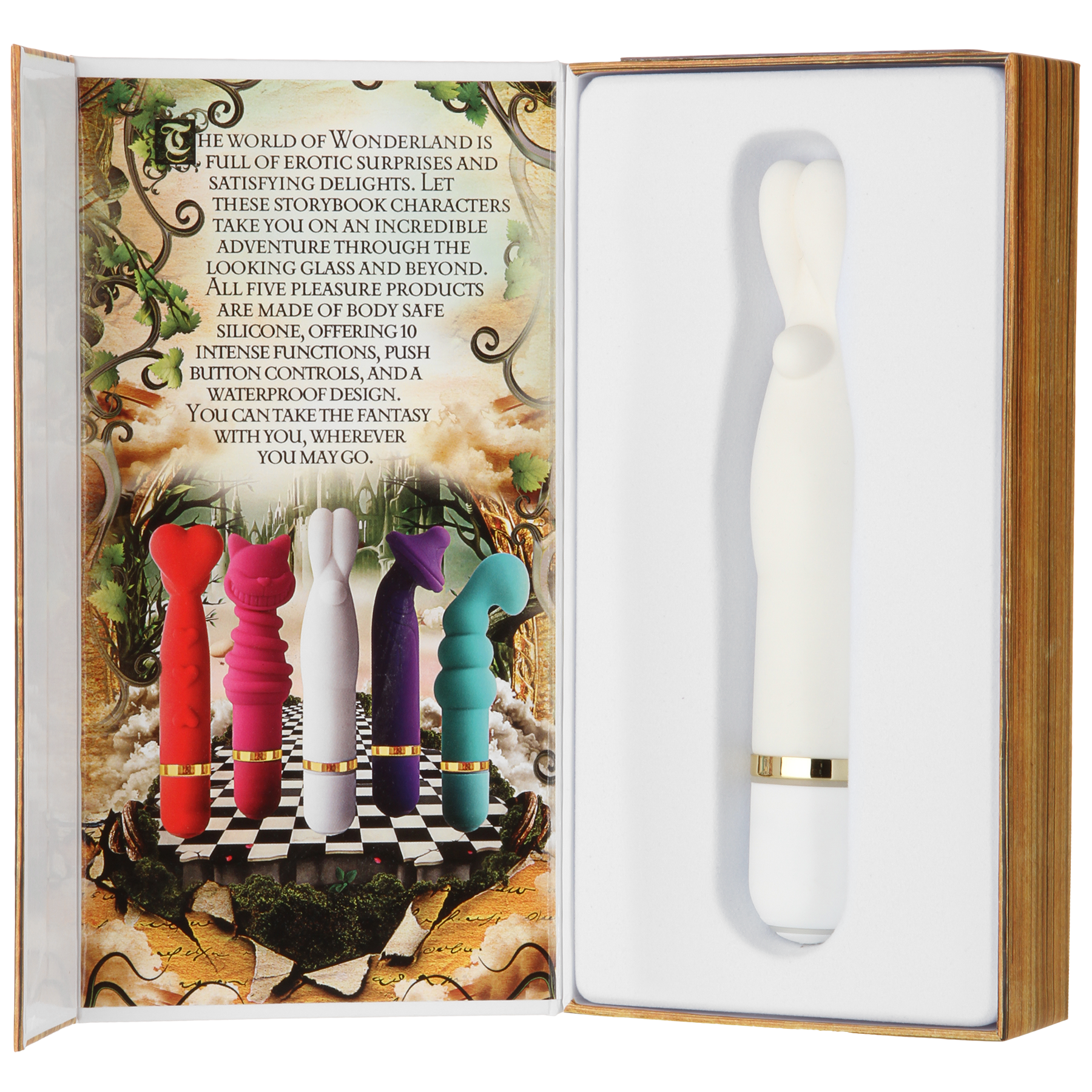 вибратор Doc Johnson: WonderLand™ - 10 Function Silicone Massager - The ...