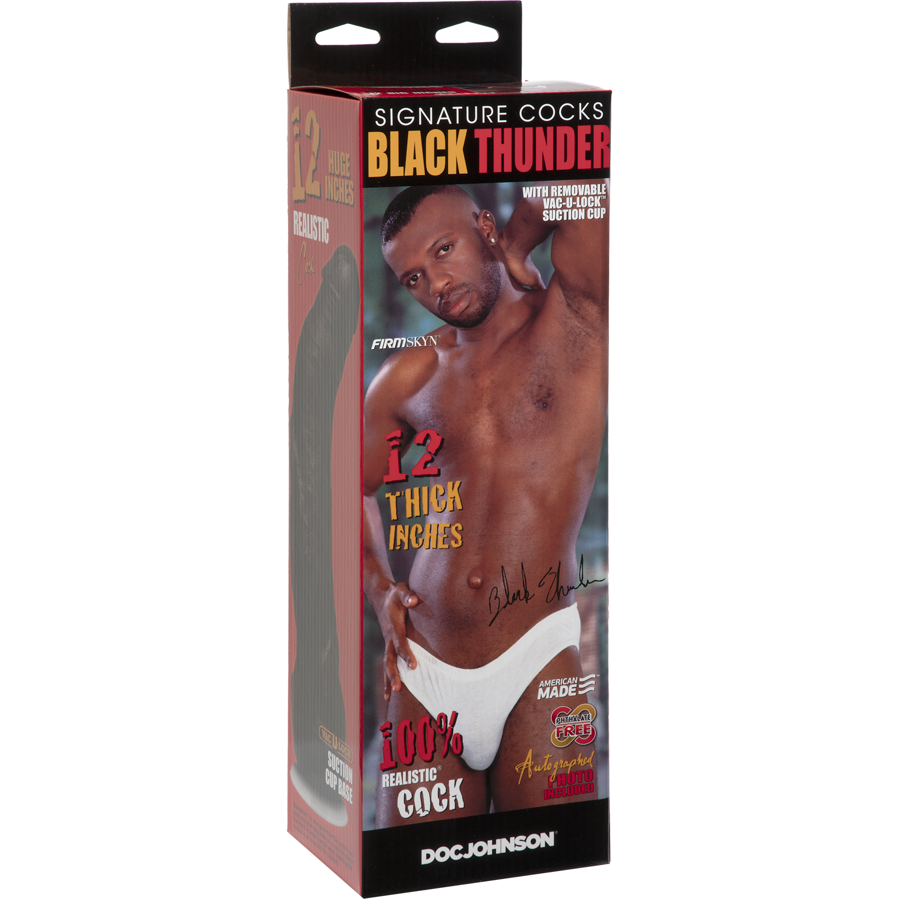 Black Porn Star Thunder - Doc Johnson: Signature Cocks - Black Thunder 12\